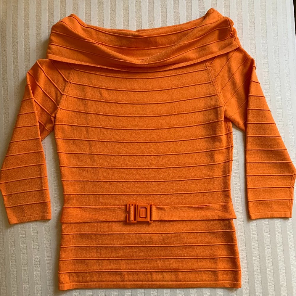 Bright Orange Cyrus Sweater